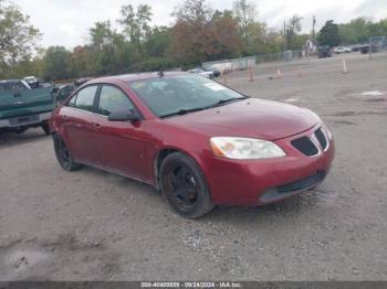  Salvage Pontiac G6