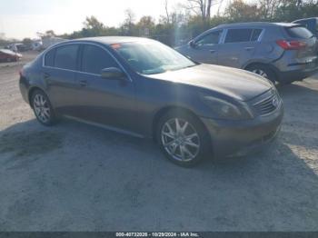  Salvage INFINITI G37x