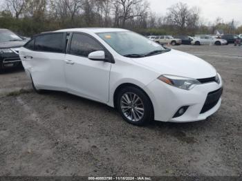  Salvage Toyota Corolla