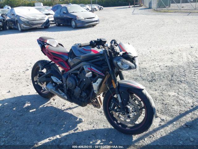  Salvage Triumph Motorcycle Street Triple