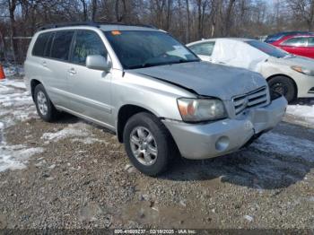  Salvage Toyota Highlander