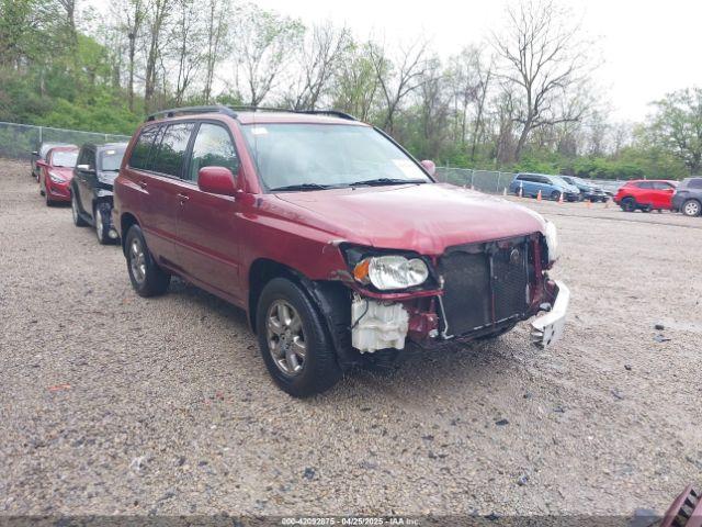  Salvage Toyota Highlander