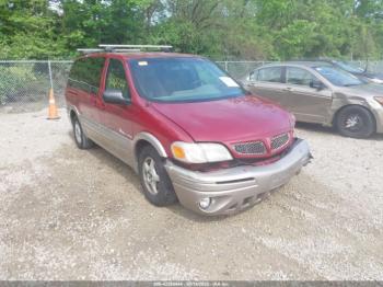  Salvage Pontiac Montana