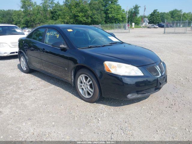  Salvage Pontiac G6
