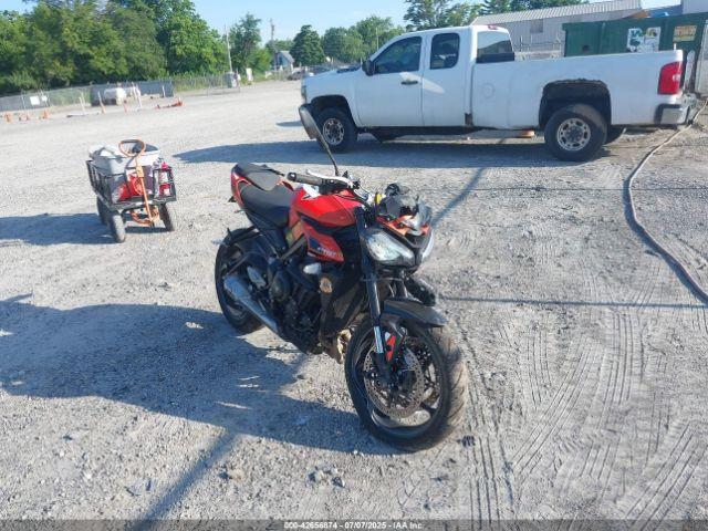  Salvage Triumph Motorcycle Street Triple
