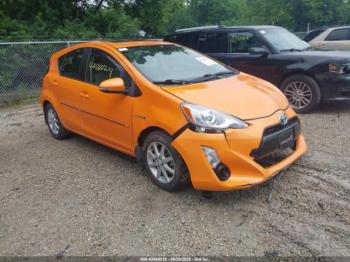  Salvage Toyota Prius c