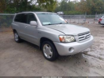  Salvage Toyota Highlander