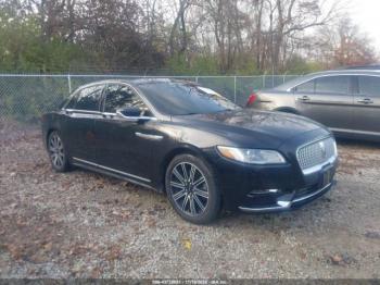  Salvage Lincoln Continental