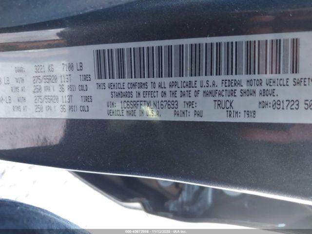 Ram 1500 Big Horn  4x4 5'7 Box Image 6