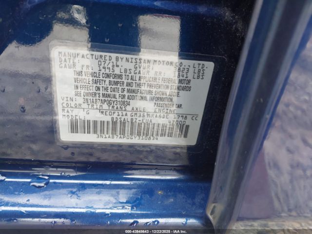 Nissan Sentra S Image 10