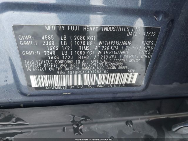 Subaru Outback 2.5i Image 19